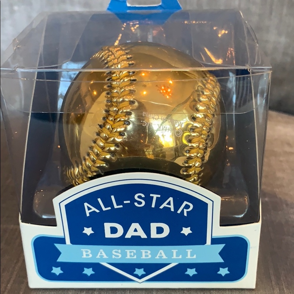 COPY - Hallmark All Star Dad Golden Baseball